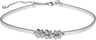 Kenneth Jay Lane Marquise & Pear CZ Cluster Choker Necklace in Silver at Nordstrom Rack