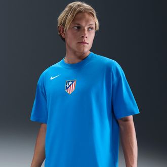 Nike Atl&eacute;tico Madrid Nike Mens Total 90 Soccer T-Shirt in Blue | HV4916-406