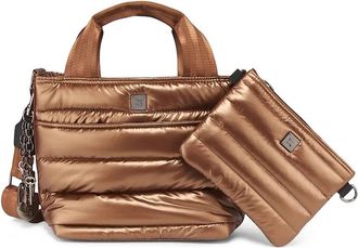 Think Royln Womens Escapade Bag In Pearl Chestnut And Black