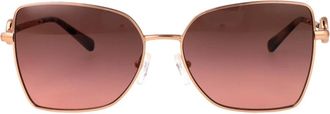 Michael Kors Patra Zonnebril - Dames - Zonnebrillen - Geel - 56 MM - Accessoires