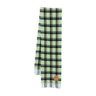 Ganni Winter Scarves, female, Multicolor, Size: ONE SIZE Yellow Wool Scarf