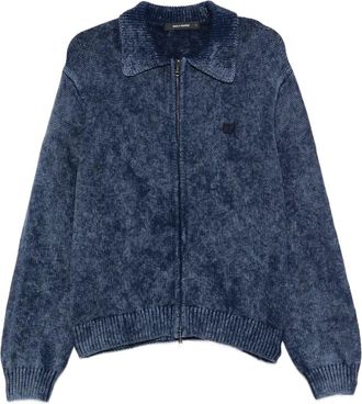 Daily Paper Clothing Cardigan con zip - Blu
