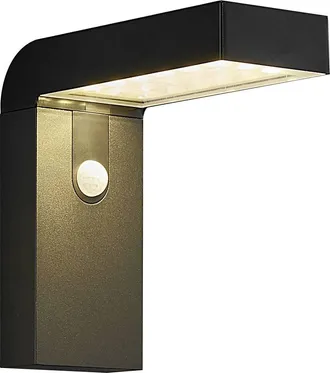 Nordlux Alya Aplique De Pared Solar Negro 9x20 Cm
