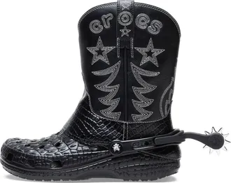 Crocs Classic Cowboy Boot Black 208695-001