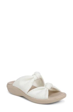 Life Stride Caring Slide Sandal in White at Nordstrom, Size 7