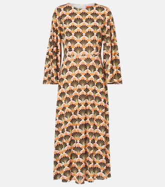 La DoubleJ Sorella printed midi dress