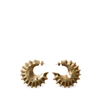 Jacquemus Accessoires, Dames, Geel, ONE Size, Chiquito Le Sac Hoop Oorbellen