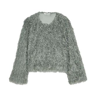 Summum Dames, Blouses & Shirts, Groen, Maat: 3XL Leer