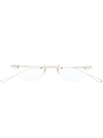 Eyevan 7285 Bril met rond montuur - Zilver