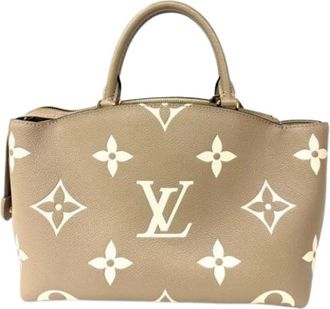 Louis Vuitton Pre-owned Vintage Monogram Empreinte Handbag - Dames - Vintage Handtas - Beige - ONE Size - Leer - Vintage
