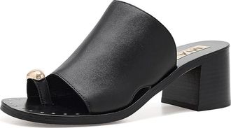 Mia MLE-Nikita Womens Dress Sandals Black : 6.5 M, Faux Leather