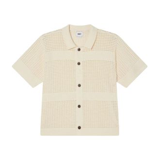 Obey T-shirt Cotone - Heren - Tops - Beige - Maat: S Katoen
