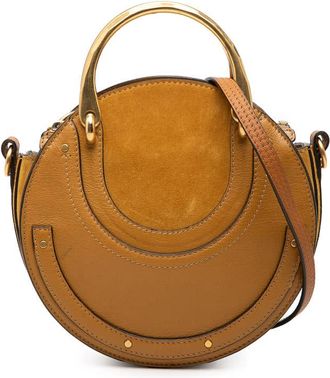 Chlo&eacute; Pre-owned Chloe Small Calfskin and Suede Pixie Satchel Ladies 2KVC6LYJ3DTFTRWC