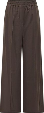 Brunello Cucinelli Brown Relaxed Elasticated Pants