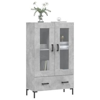 Berkfield Home Highboard Concrete Grey 69.5x31x115 cm Engineered Wood
