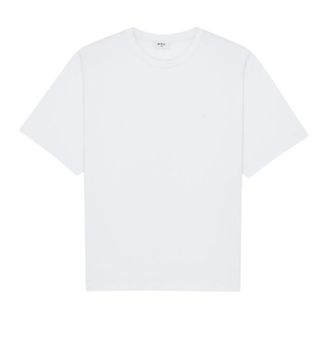 Saint Laurent White Crew Neck T-Shirts