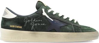 Golden Goose Green Logo Sneakers