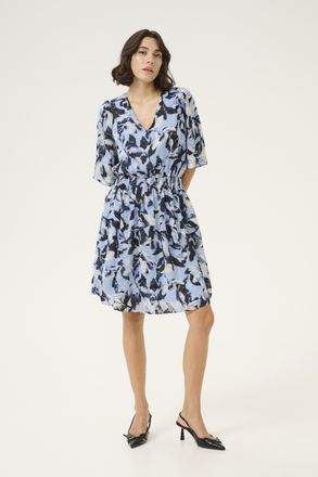 Kaffe Jurk Regular fit blue multi
