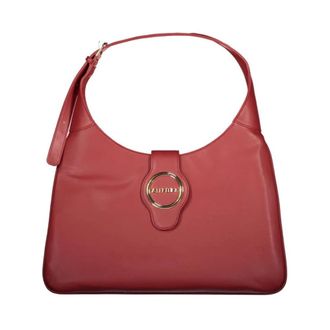 Valentino Handbags, female, Red, Size: ONE SIZE Leather Hobo Bag