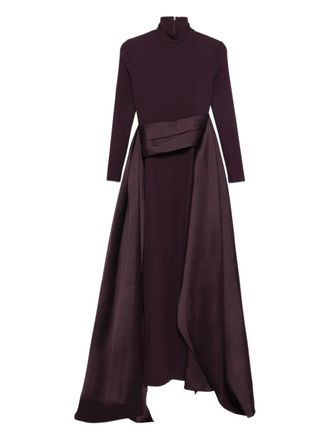 Solace London Olivia belted maxi dress - Purple