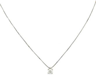 Salvini Virginia White Gold 0.41 CT Diamond Solitaire Necklace