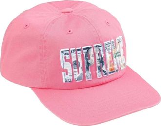 SUPREME SS26 Embroidered Money Logo 6-Panel Pink SUP-SS26-1003-PNK