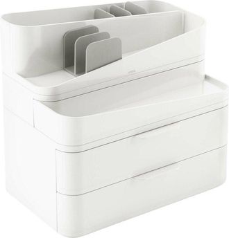 Organiseur Bellwood Umbra - Range Cosmétiques Et Accessoires, Design Moderne Noir/noyer