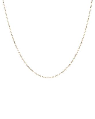 Italian Gold, Inc 10K 1.2Mm Solid Paperclip Necklace