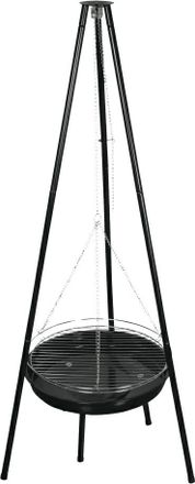 OEM 4u-onlinehandel 4u De Comercio En L&iacute;nea Parrilla Con Fuego Ba&ntilde;era Altura Regulable &Oslash;50 Cm Tr&iacute;pode Carb&oacute;n Vegetal Barbacoa Jard&iacute;n Grilll Barbacoa
