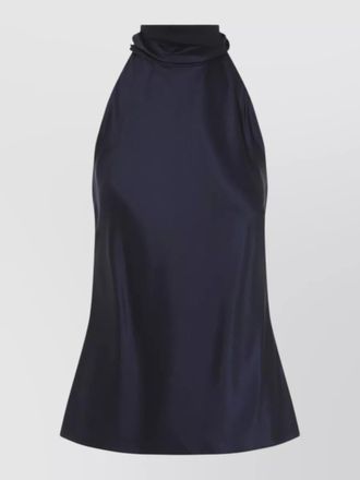Ralph Lauren Collection chilton halterneck sleeveless satin top