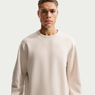 Nike Mens 24.7 ImpossiblySoft Dri-FIT Crew in Brown | HQ6964-104