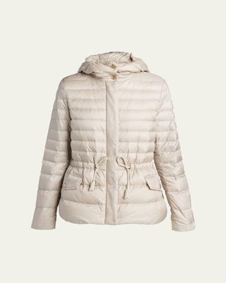 Moncler Raies Hooded Short Down Jacket