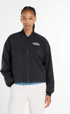 New Balance Linear Heritage - Giacca bomber nera-Nero