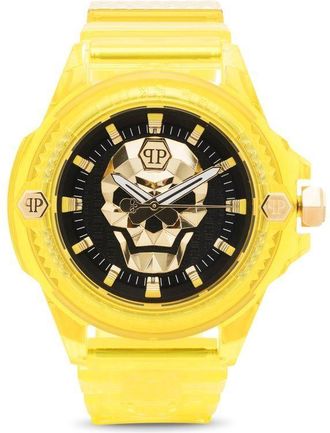Philipp Plein High-Conic The $Kull 44mm - men - stainless steel - One Size - Black
