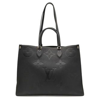 Louis Vuitton Black Noir Monogram Empreinte Shoulder Bag Tote Bag (Pre-Owned)