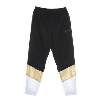 Karl Kani Handtekening Blok Trackpants Zwart/Wit - Dames - Sweatpants - Veelkleurig - XS - Polyester - Broeken