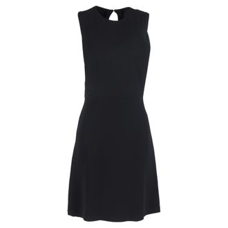 Theory Mini Dress in Black Wool