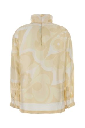 Carven 6261k21118 N761 Daisyflowers Exterior: Silk Maglie Sweater