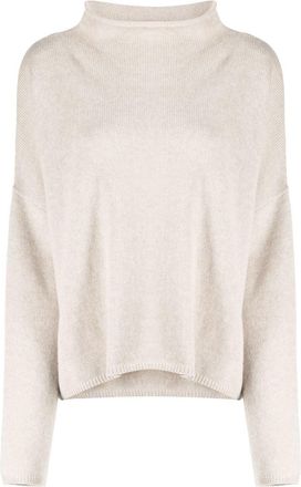 Lisa Yang mock-neck cashmere jumper - women - Cashmere - 0 - Neutrals