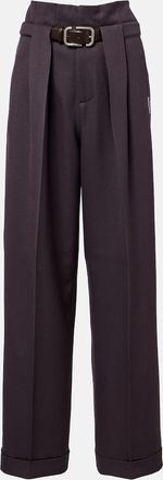 The Attico Pleated virgin wool wide-leg pants
