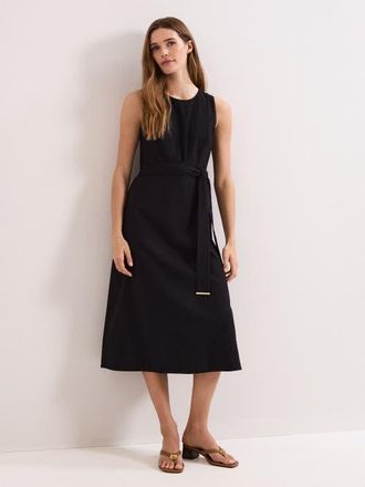 Phase Eight Marta Midi Dress in Black at Nordstrom, Size 14