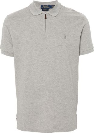 Polo Ralph Lauren Polo-Pony-motif polo shirt - men - Elastane/Cotton - S - Grey
