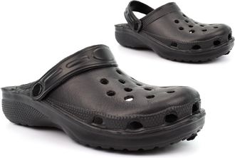 Generic Mens Slip On Sandals Size 6 Boys Sandal Size 7 Waterproof Sandals Mens Slip On Sandal Mule Mules Waterproof Sizes 6-11 Black 8 UK