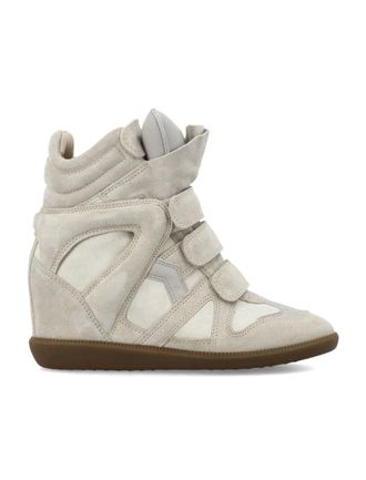 Isabel Marant Beige Suede Bekett Sneakers