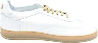 Soldini Akira Vieste - Heren - Sneakers - Wit - 42 EU - Leer - Schoenen