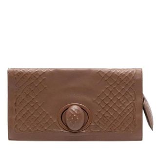 Bottega Veneta Pre-owned Clutches, female, Brown, Size: ONE SIZE Pre-owned Clutch