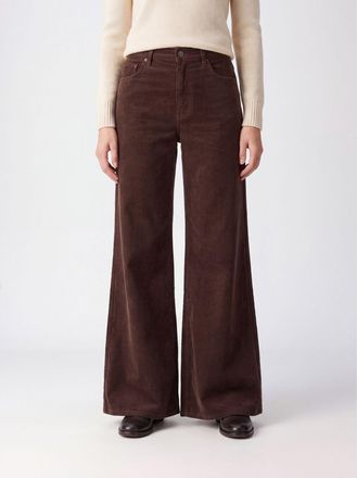 Mother Sidestepper Twist Sneak High-Waisted Flare Jeans in Denim