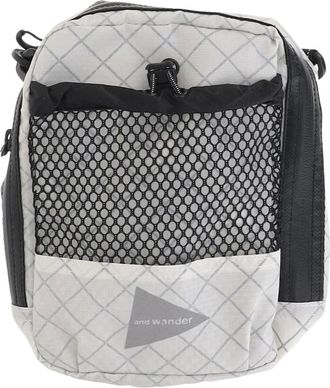And Wander Cross Body Bags, male, White, Size: ONE SIZE Nylon Cross-body Bag with Logo
