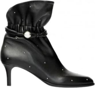 Isabel Marant Coqueline Heeled Boot - Dames - Laarzen met Hak - Zwart - 40 EU - Leer - Schoenen