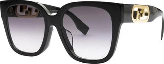 Fendi Zonnebril - Dames - Zonnebrillen - Zwart - ONE Size - Accessoires